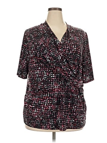 Liz Claiborne Short Sleeve Blouse (view 1)