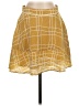 Harlyn Plaid Yellow Casual Skirt Size S - photo 1