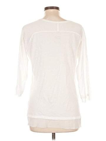 LOGO by Lori Goldstein 3/4 Sleeve Top (view 2)