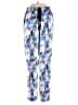 J.Crew 100% Polyester Print Blue Casual Pants Size 00 - photo 1