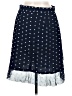 Hutch 100% Polyester Polka Dots Blue Casual Skirt Size 8 - photo 2