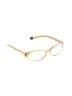 DKNY Yellow Brown Sunglasses One size - photo 1