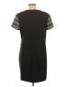 Ann Taylor Stripes Gray Casual Dress Size L - photo 2