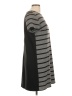 Ann Taylor Stripes Gray Casual Dress Size L - photo 4