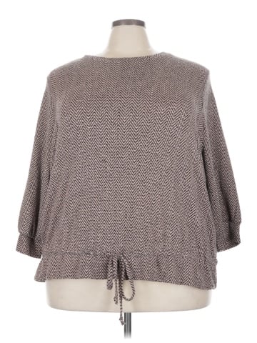 Como Blu 3/4 Sleeve Top (view 1)