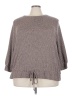 Como Blu Gray 3/4 Sleeve Top Size 3X - photo 1