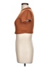 Shein Brown Short Sleeve Turtleneck Size L - photo 5