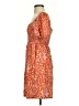 Roxy Paisley Orange Casual Dress Size XS (estimated) - photo 5