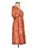 Roxy Paisley Orange Casual Dress Size XS (estimated) - photo 4