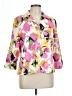 Susan Bristol Print Pink Jacket Size L - photo 1