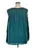 Jennifer Lopez Teal Sleeveless Blouse Size 1X - photo 2