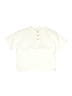 Zara Ivory Short Sleeve Henley Size 6 - photo 1