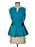 Elle Teal Sleeveless Blouse Size S - photo 1