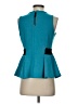 Elle Teal Sleeveless Blouse Size S - photo 2