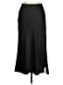 Unbranded 100% Polyester Solid Black Casual Skirt Size M - photo 1