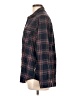 Hollister Plaid Blue Long Sleeve Button-Down Shirt Size L - photo 5