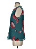 CAbi 100% Polyester Teal Sleeveless Blouse Size S - photo 5