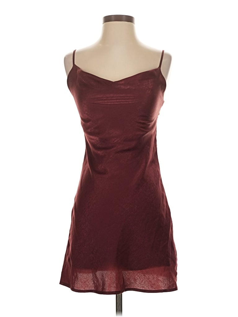 Pre-owned Altar'd State Cocktail Dress In Burgundy