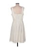 J.Crew 100% Polyester Solid Ivory Cocktail Dress Size 12 - photo 2