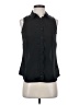 Glamour 100% Polyester Black Sleeveless Blouse Size S - photo 1