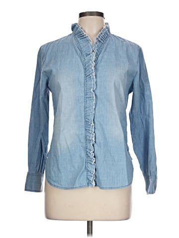 Étoile Isabel Marant Long Sleeve Button-Down Shirt (view 1)