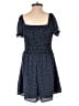 LA Hearts 100% Polyester Polka Dots Blue Romper Size S - photo 2