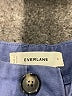 Everlane 100% Tencel Chevron-herringbone Blue Cargo Shorts Size 4 - photo 3