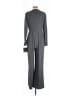 Halston Tweed Gray Jumpsuit Size 12 - photo 2