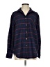 La Miel Plaid Blue Long Sleeve Blouse Size S - photo 1