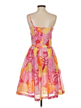 pink with orange dress Tein Strapless Mini Dress Pink / Orange