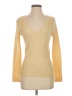 Sofia Cashmere 100% Cashmere Gold Cashmere Pullover Sweater Size S - photo 1