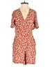 Madewell 100% Viscose Hearts Red Romper Size 2 - photo 1