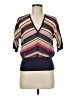 Max&Co. Purple Short Sleeve Blouse Size M - photo 1