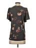 24/7 Maurices Floral Gray Short Sleeve Blouse Size XS - photo 2