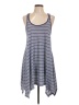 Volcom Stripes Gray Casual Dress Size 12 - photo 1