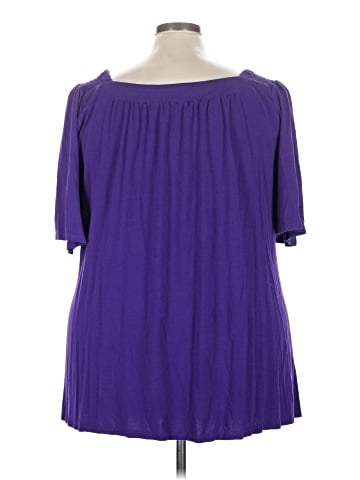 Evans Short Sleeve Blouse (view 2)