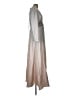Soieblu Metallic Silver Cocktail Dress Size L - photo 4