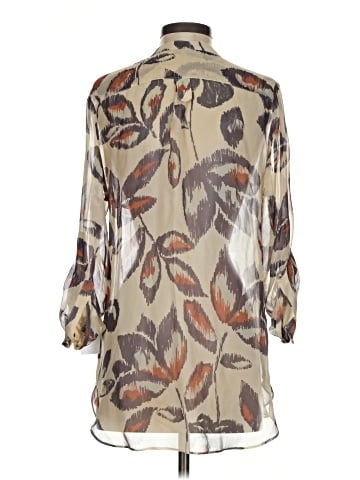 Bellatrix 3/4 Sleeve Silk Top (view 2)