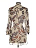 Bellatrix 100% Silk Tan 3/4 Sleeve Silk Top Size XS - photo 2