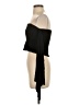 Blue Blush Black Long Sleeve Top Size S - photo 5