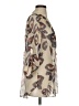 Bellatrix 100% Silk Tan 3/4 Sleeve Silk Top Size XS - photo 4