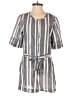 Banana Republic Stripes Gray Romper Size 2 - photo 1
