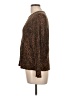 Banana Republic Animal Print Brown Pullover Sweater Size L - photo 5