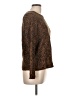 Banana Republic Animal Print Brown Pullover Sweater Size L - photo 4