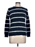 Love Nation Stripes Blue Pullover Sweater Size L - photo 1