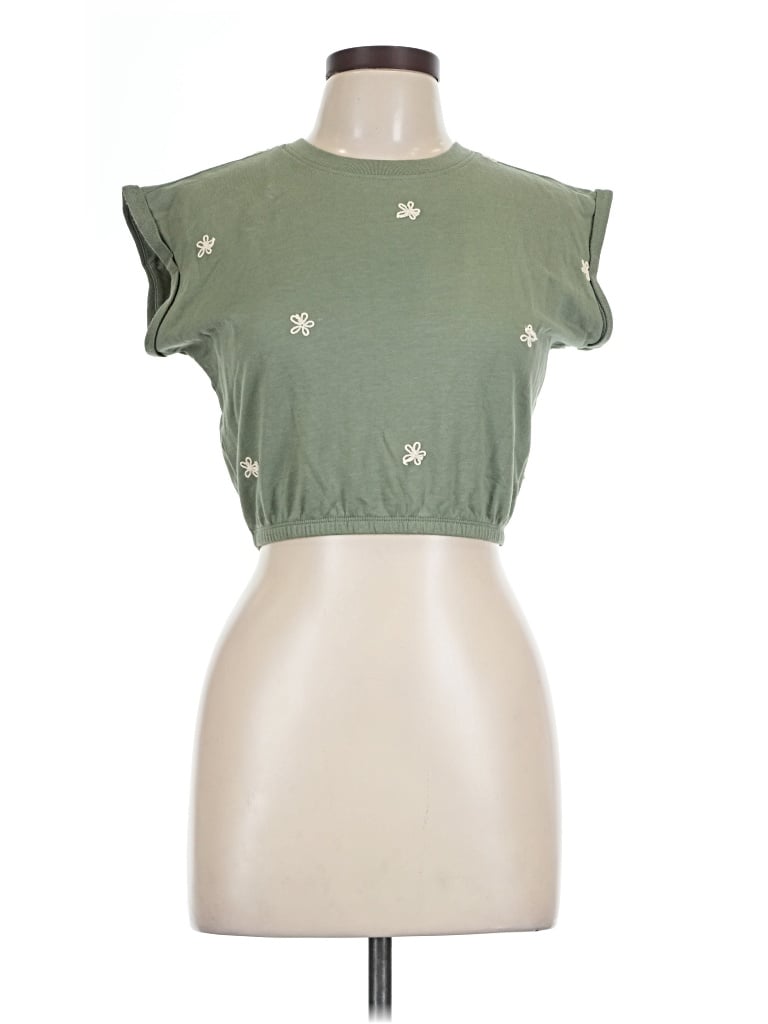 Pre-owned Splendid Sleeveless T-shirt In Green