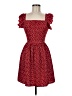 Unbranded 100% Polyester Hearts Red Casual Dress Size M - photo 1