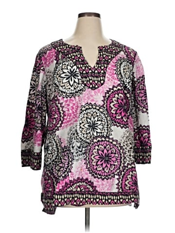 Dana Buchman 3/4 Sleeve Blouse (view 1)