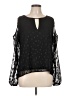 Abbeline 100% Polyester Black Long Sleeve Blouse Size L - photo 1