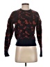 Joie Camo Burgundy Pullover Sweater Size S - photo 1